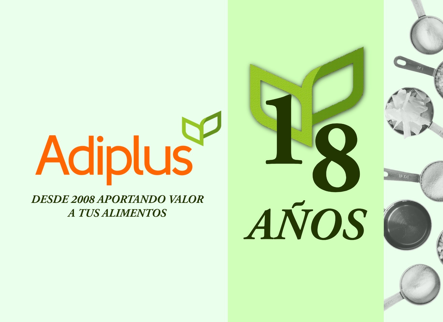18 años impulsando soluciones para la industria alimentaria